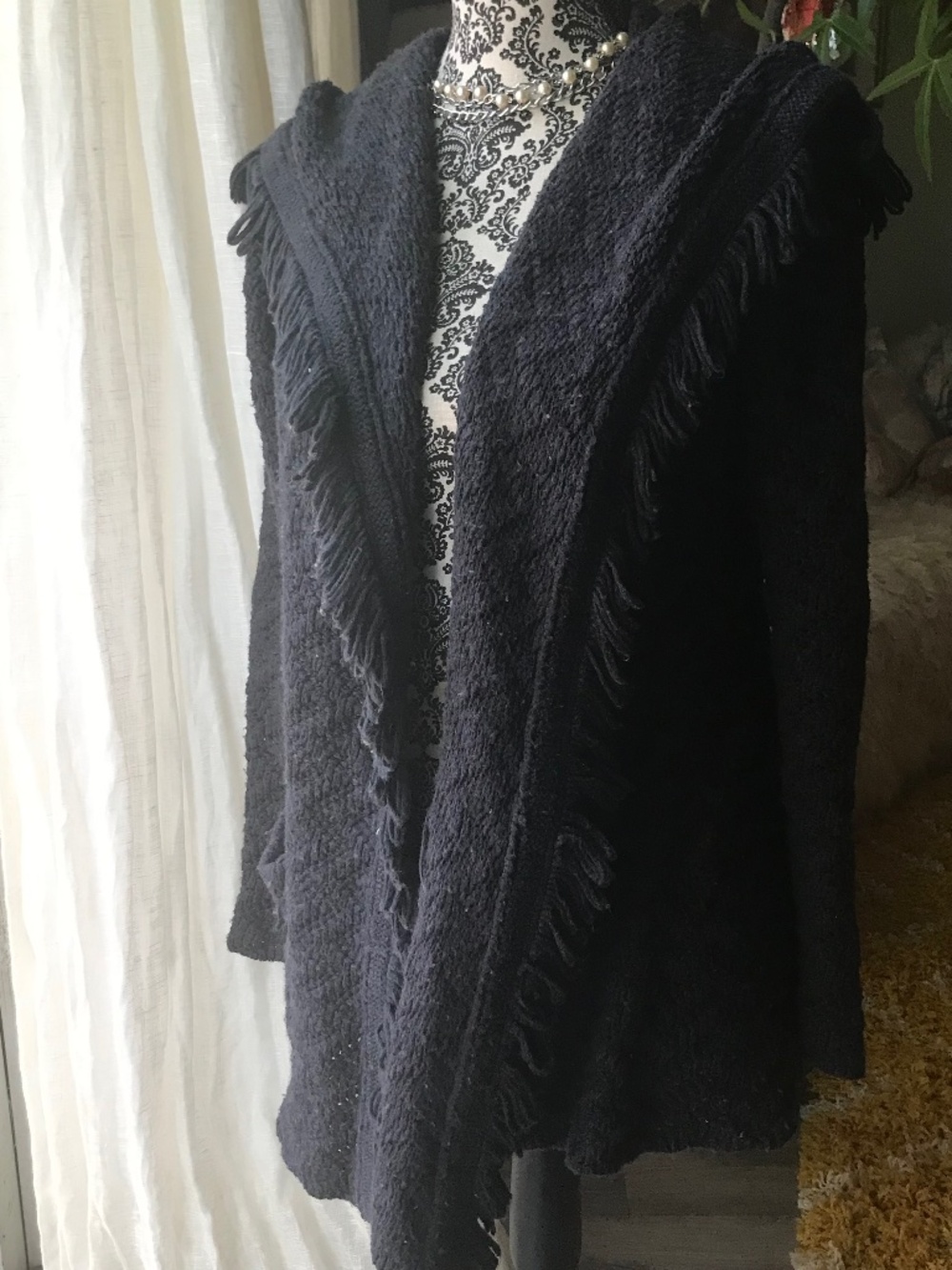Anthropology Angel of the North med cardigan